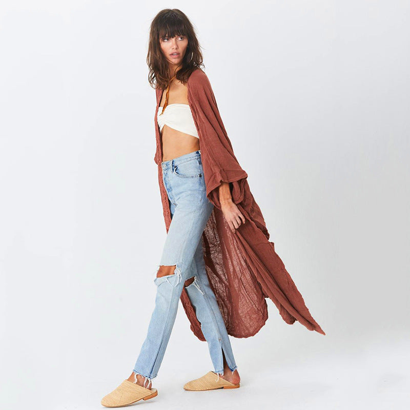 Lace Cardigan Beach Cover-Up